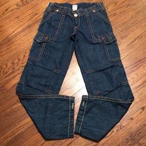 True Religion Cargo Big T jeans